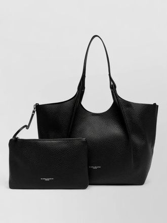 Gianni Chiarini dua shoulder bag dual handles leather