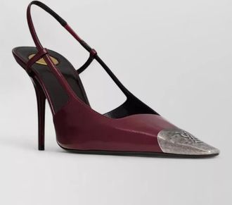 Saint Laurent leather slingback pumps