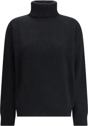 Madeleine Thompson Bailey geribbelde coltrui - Zwart