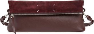 Maison Margiela 5AC Leather Crossbody Bag in Burgundy at Nordstrom