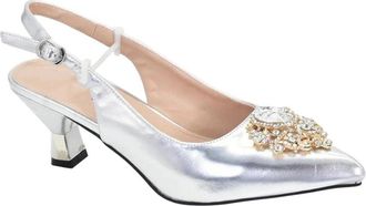 Generic Women Rhinestone Decoration Matching Shoes and Bag Set Wedding Party Suit Italian Style