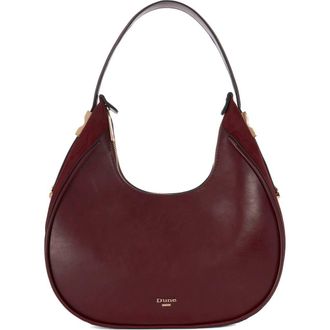 Dune London Dedicated Faux Leather Shoulder Bag in Burgundy at Nordstrom Rack