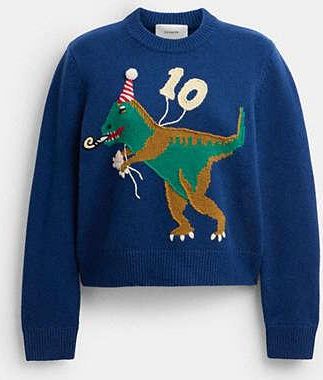Coach Rexy 10 Th Birthday Crewneck Sweater