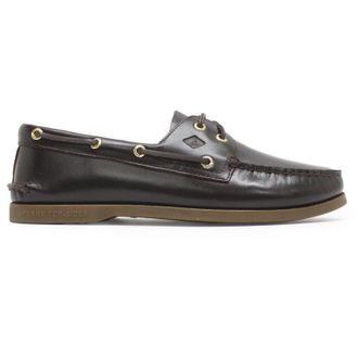 Sperry Top-Sider Authentic Original 2-Eye Full Grain Leather Mens Boat Shoes - Amaretto Amaretto - Size:UK 10.5