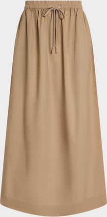 Varley Cambria Poplin Midi Skirt