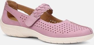 Hotter Womens Quake II Womens Wide Mary Jane Shoes - Pink - Size: 7.5