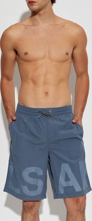 AllSaints Biggy Swim Shorts, Mens, Blue