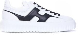 Hogan Witte Sneakers - Heren - Sneakers - Wit - 43 EU - Leer - Schoenen