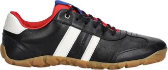 Wales Bonner Leren Sneakers met Streep - Dames - Sneakers - Zwart - 39 EU - Leer - Schoenen