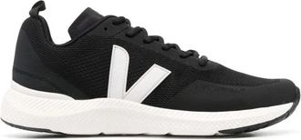 Veja Zwart/Cr&egrave;me Engineered Mesh Sneakers - Heren - Sneakers - Zwart - 42 EU - Schoenen