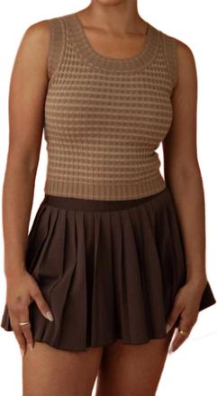 Kerisma Meimei Tank Top In Taupe/beige