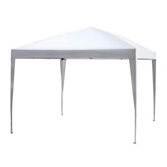 OUTSUNNY Carpa plegable 295x295x255 cm blanco