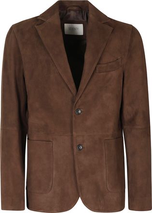 Seventy Brown Suede Tailored Leather Jacket