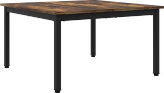 vidaXL Mesa De Caf&eacute; Roble Ahumado 80 X 80 X 45 Cm Madera De Ingenier&iacute;a Vidaxl