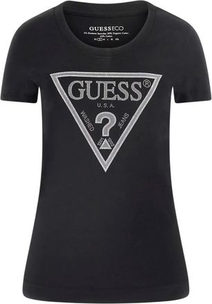 Guess Camiseta de punto - Tops - Mujer - Negro - S