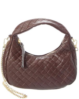 Persaman New York Rowyn16 Leather Shoulder Bag