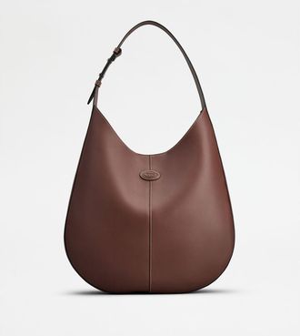 Tod's Tods Di Bag Hobo in Leather Medium