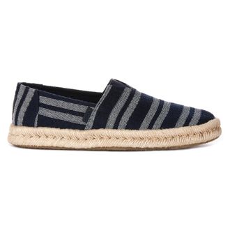 Toms Navy White Mens Espadrilles