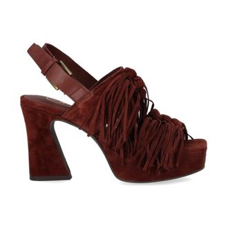 Ash High Heel Sandals, female, Red, Size: 10 US Oprah Heeled Sandal