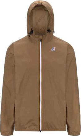 K-Way Le Vrai 4.0 Claude - Heren - Zomerjassen - Bruin - XL - Polyester - Jassen