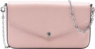 Louis Vuitton Pre-owned Envelope Chain Wallet - Dames - Vintage Schoudertas - Roze - ONE Size - Vintage