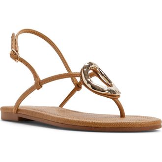 Aldo Sophya Slingback Sandal in Natural at Nordstrom, Size 7.5