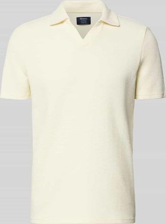 Mc Neal Regular Fit Poloshirt aus Baumwoll-Mix in Ecru, Gr&ouml;&szlig;e XXXL