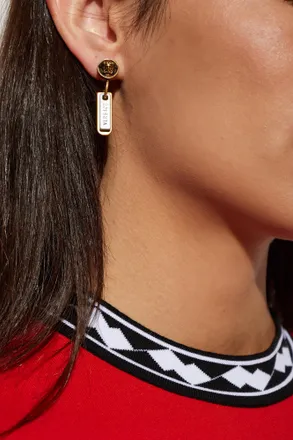 Versace Earrings With Medusa Head, Womens, Gold
