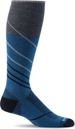 Sockwell Pulse Over the Calf Compression Socks in Ocean at Nordstrom, Size Large/x-Large