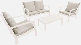 Sweeek Sweeek - Set di copricuscini per salotto da giardino