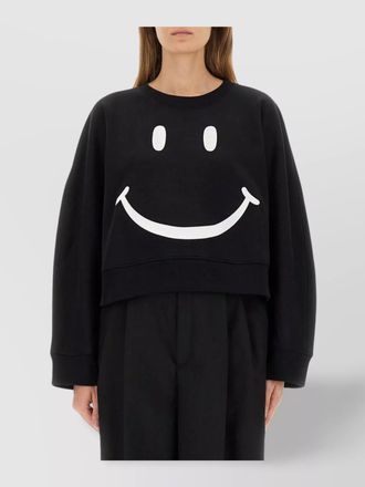 Moschino cotton knitted sweatshirt