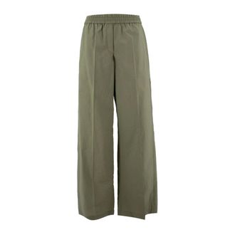 Brunello Cucinelli Dames, Broeken, Groen, Maat: S