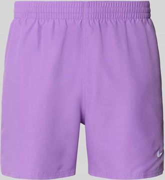 Nike Badeshorts mit Logo-Stitching und Eingrifftaschen in Lila, Gr&ouml;&szlig;e XXL