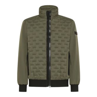 Peuterey Light Jackets, male, Green, Size: XL Kildin Bmat Bomber Jacket