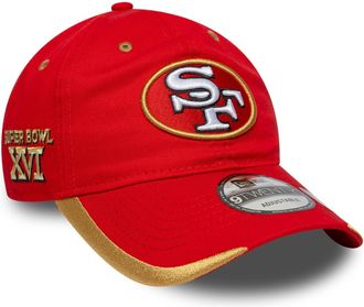 New Era San Francisco 49ers Superbowl Sidepatch 9Twenty Snapback Cap red