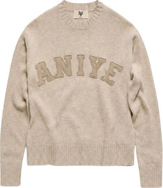 Aniye By Jersey de Manga Larga de Lana y Cachemira - Knitwear - Mujer - Beige - XS