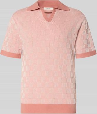 Selected Relaxed Fit Poloshirt aus reiner Baumwolle Modell MILAS in Altrosa, Gr&ouml;&szlig;e XXL