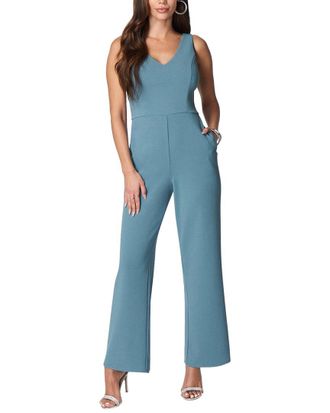Bebe V-Neck Core Jumpsuit