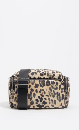 Bimba & Lola Nylon crossbody bag in Leopard Natural at Nordstrom