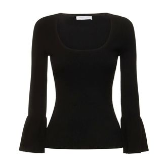 Michael Kors Dames, Truien, Zwart, Maat: M Viscose