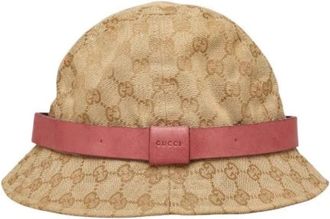 Gucci Cappello a secchiello in tela GG Pre-owned - - Pre-owned - Donna - Beige - ONE SIZE