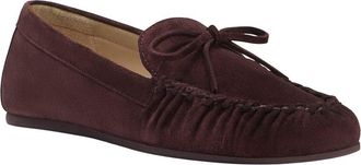 Stuart Weitzman Britt Bow Suede Loafer
