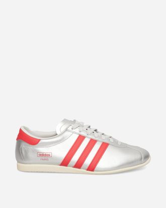 adidas Women s Paris Sneakers Silver Metallic / Pure Ruby