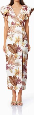 Elliatt Meadow Midi Dress In Multi