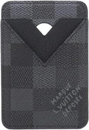 Louis Vuitton Pre-owned Wallets, male, Black, Size: ONE SIZE Pre-owned Card Case