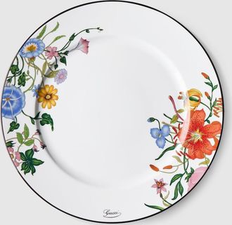 Gucci Flora Entr&eacute;e Plate, Set Of Two, White