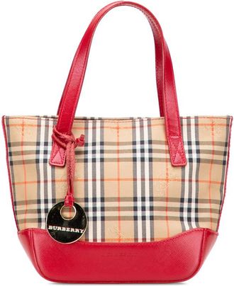 Burberry Pre-owned Burberry Haymarket Check Canvas Handbag HME6CGL9BV2R9SLE