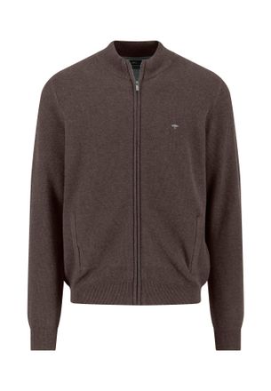 Fynch-Hatton Strickpullover FYNCH-HATTON, Herren, Gr. 4XL, earth, Strick, Obermaterial: 100% Baumwolle, unifarben, regular fit taillenbedeckt, Rippb&uuml;ndchen, Pullov