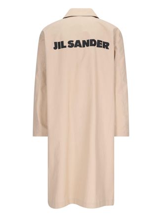 Jil Sander Mens Jackets Beige Cotton