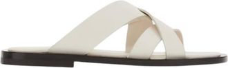 Ferragamo Forino Interwoven Strap Sandals, Size 7